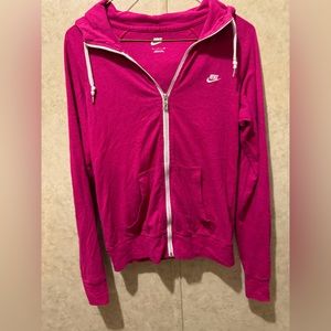 Nike zip up light jacket (Small)